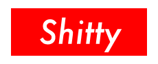 Shitty Sticker